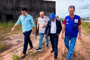 Prefeito busca apoio do Governo Federal para concluir Hospital Municipal do Green Ville