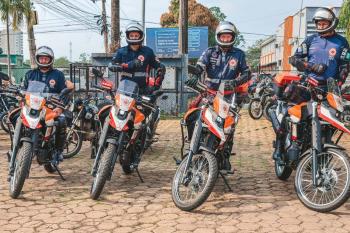 Quatro motocicletas passam a integrar o SAMU e levam os primeiros socorros com mais rapidez até quem precisa