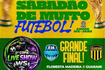 Final do Campeonato de Futebol Society ocorre na na Arena WS neste sábado
