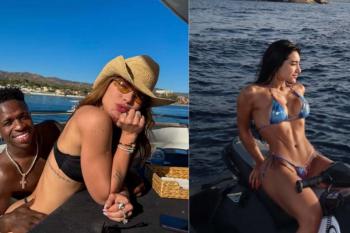 Vini Jr. curte foto de amiga de Virginia de biquíni e agita a web