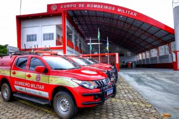 Novo quartel do Corpo de Bombeiros Militar é entregue pelo governo em Machadinho do Oeste