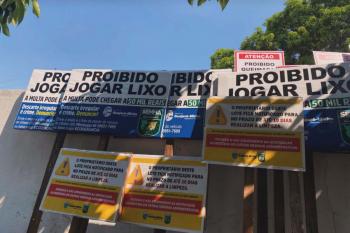 SEMMA prepara lixeiras e placas educativas para reforçar ações de conscientização ambiental