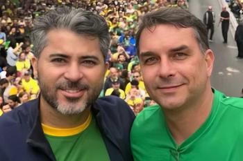 Flávio Bolsonaro participa de encontro do PL em Rondônia para lançamento da pré-candidatura de Marcos Rogério ao Governo