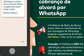 SEMFAZ alerta contribuintes sobre tentativa de golpe com mensagens falsas sobre alvará 