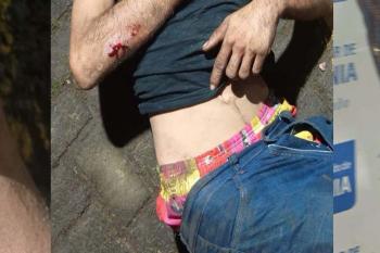 Apenado é surrado pela população após roubo na região central