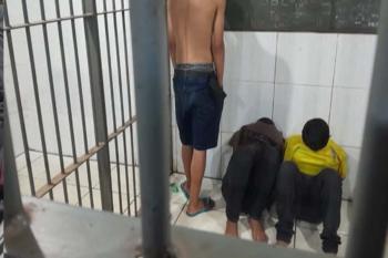 PM age rápido e prende acusados de invadir e furtar loja de motos