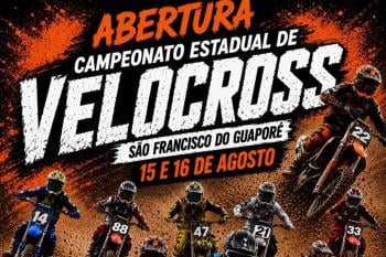São Francisco do Guaporé recebe abertura do Campeonato Estadual de Velocross neste fim de semana