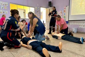 Projeto Samuzinho ultrapassa marca de 600 servidores da Educação capacitados em primeiros socorros