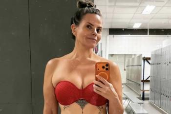 Maria Cândida surge de biquíni e fala sobre autoestima: “a lente vira julgamento”