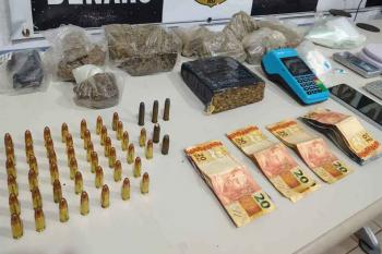 Mulher é presa em Operação do Denarc contra trafico de drogas 