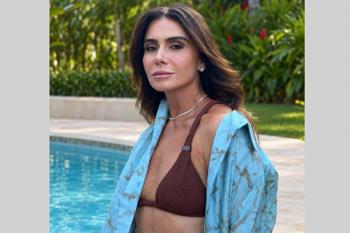Giovanna Anttonelli posa de biquíni e ganha elogios: 