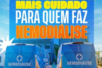 Prefeitura entrega vans para o transporte de pacientes que realizam tratamento de hemodiálise