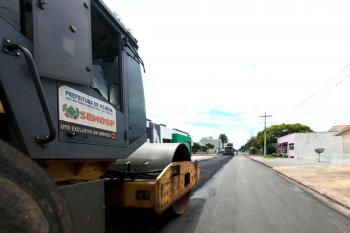 Prefeitura de Vilhena segue com o cronograma de recapeamento asfáltico