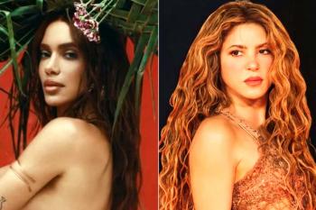 Shakira e Anitta se encontram no Brasil antes de show em Copacabana