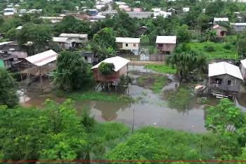 Cheia de rios amazônicos deixa 35 cidades em alerta e emergência
