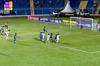 União Cacoalense perde por 2 a 1 para o Santos e precisa vencer próximo jogo