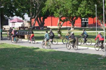 Passeio ciclístico reúne esporte, turismo e história em PVH com apoio da Prefeitura