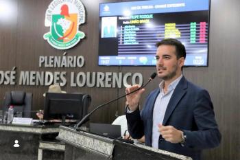 Vereador de Ariquemes Felipe Roque sonha com a Câmara Federal e quer mudar de partido