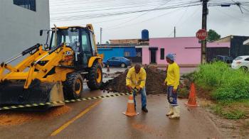 Porto Velho: Edwilson Negreiros pede e obtém melhorias em drenagem e pavimentação na cidade