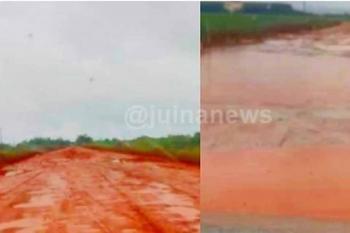 Descaso com rodovia federalizada transforma viagem entre Juína e Vilhena em 