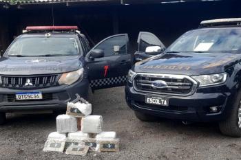 Operação conjunta apreende mais de 34 kg de skank em Cacoal