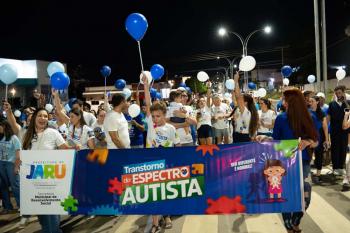 Caminhada sobre conscientização do autismo mobiliza famílias e destaca ações de inclusão em Jaru