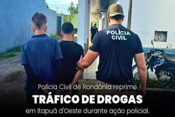 Polícia Civil reprime tráfico de drogas em Itapuã durante ação 