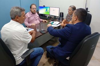 Deputado Laerte Gomes e vereadora Nadja Lagares levam demanda sobre abastecimento de água em Seringueiras à Caerd