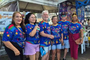 Aposentados do SINJUR estreiam bloco na tradicional e familiar Banda do Pirarucu do Madeira