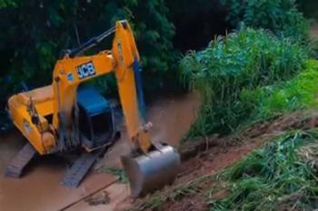 Serviços de limpeza dos córregos seguem em ritmo constante