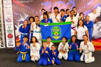 Atletas do Construindo Campeões brilham em competição estadual de judô e levam Porto Velho ao pódio