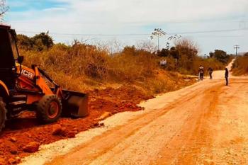 Obras no Pacarana: Drenagem pluvial inicia nova etapa de pavimentação