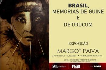 Sesc Porto Velho abre exposição “Brasil, Memórias de Guiné e de Urucum”, de Margot Paiva, com vernissage gratuito nesta quarta (21)