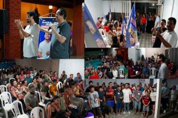 Marcelo Cruz cumpre agenda na Zona Sul de Porto Velho com visitas a comunidades e reuniões com lideranças
