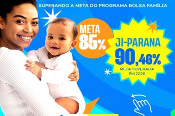 Bolsa Família: Ji-Paraná avança na saúde e supera a meta do programa 