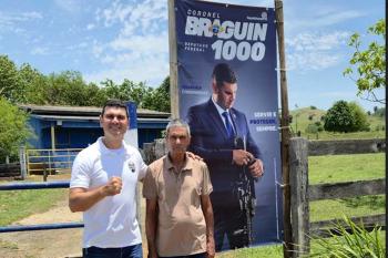 Braguin destaca defesa dos direitos dos militares da reserva durante caminhada por Rondônia