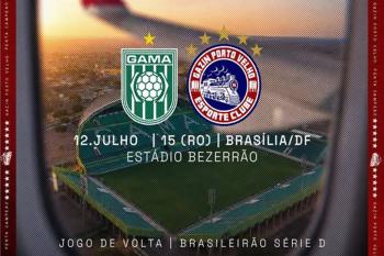 Gazin Porto Velho enfrenta o Gama em duelo decisivo pela Série D