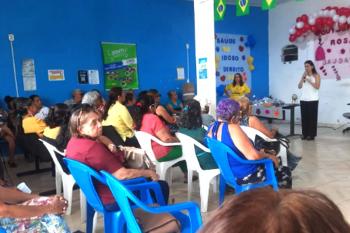 Cras Paulo Freire promove palestra sobre saúde da pessoa idosa