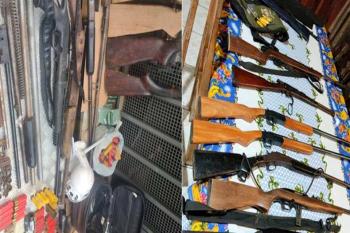 Operação conjunta apreende armas de fogo artesanais em Vilhena
