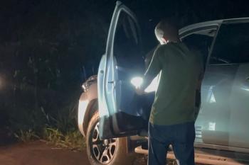 PM apreende Hilux após perseguição e troca de tiros com bandidos