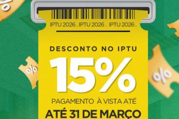 Moradores de Rolim de Moura têm até amanhã para garantir desconto no IPTU 2026