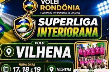 Vilhena recebe etapa da Superliga Interiorana de Voleibol neste fim de semana