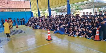 Na Semana Nacional de Trânsito, alunos de escolas de Porto Velho aprendem sobre comportamentos seguros 