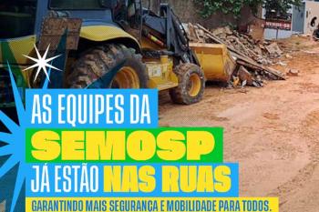 Semosp realiza serviços de manutenção de vias não pavimentadas em vários bairros e distritos