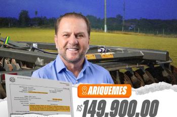 Cirone Deiró destina recursos para equipamentos à Associação de Produtores de Derivados do Leite em Ariquemes