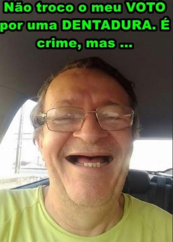 Professor Nazareno, o mais polêmico do Norte, escreve: Trocar voto por dentadura
