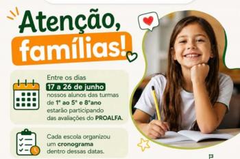 Prefeitura está em regime de colaboração com o Governo para realizar as avaliações formativas