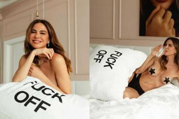 Luciana Gimenez publica fotos sensuais e rebate críticas sobre idade: “#fuckoff sempre ligado”