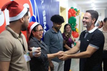 Servidores participam de concurso de ornamentação na Semad