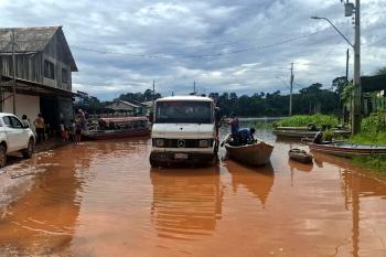 Rio Madeira passa dos 15 metros e situação de emergência é decretada em Porto Velho